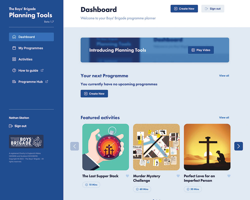 Planning Tools update